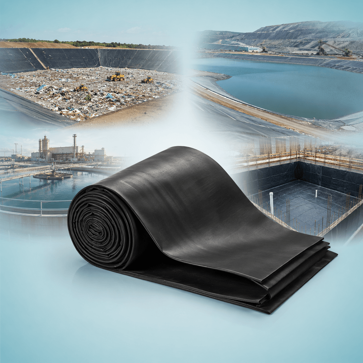 HDPE Geomembrane or HDPE Pond Liner 3 MPL